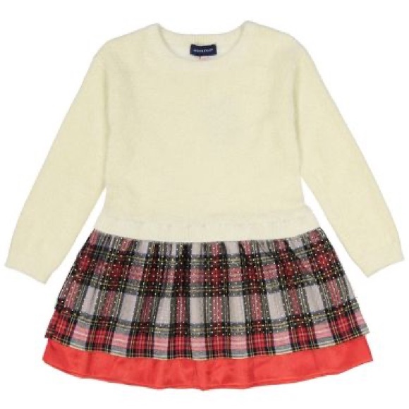Andy and Evan Plaid Sweater Dress - Brand New without tags! - Picture 1 of 9